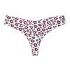 Sexy Leopard Seamless Underwear Women's Ice Silk Breathable Sports Pure Cotton Crotch Antibacterial Women's Thong Panties