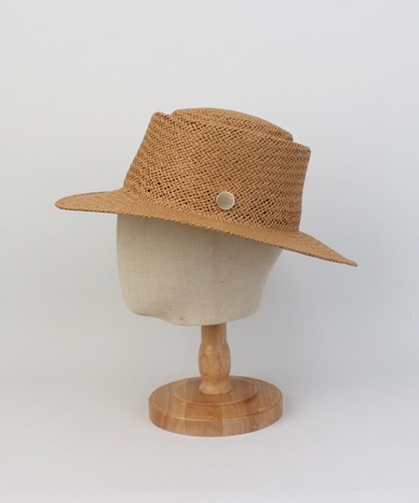 Yunibeosyeolkemiseuteuli Home Brown Simple Panama Hat Panama Hat
