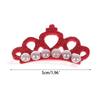 Glittering Crown Hair Clip for Small Pet Photography Daily Hair Styling Tool for Breeds Cats Everyday Wear Party Props