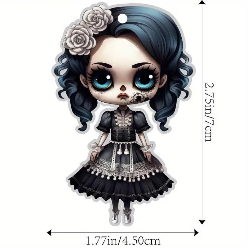 

Страшный акриловый праздничный персонаж, подвеска для украшения автомобиля, красочное украшение интерьера 7