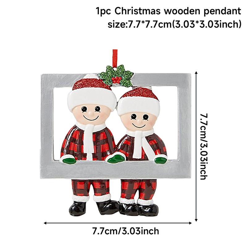 

DIY Christmas Pendant Personal Family Christmas Decorations For Home 2026 Navidad Christmas Tree Hanging Ornament New Year 2026