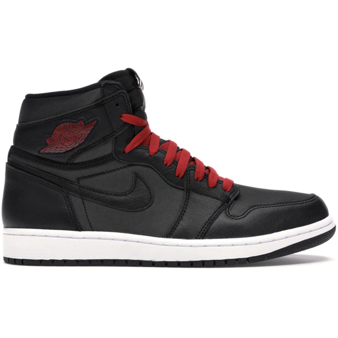 

Кроссовки Jordan 1 Retro High Black Satin Gym Red(555088-060) 42.5