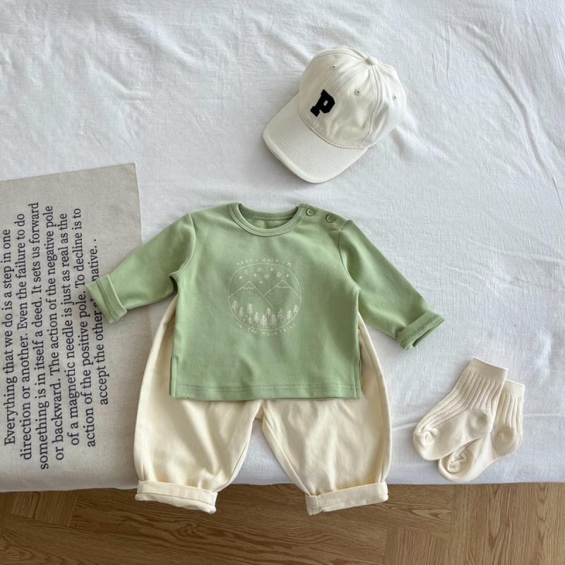 New Boys' Spring & Autumn Carrot Pants - Fashionable Casual Straight-Leg Trousers for Infants & Toddlers