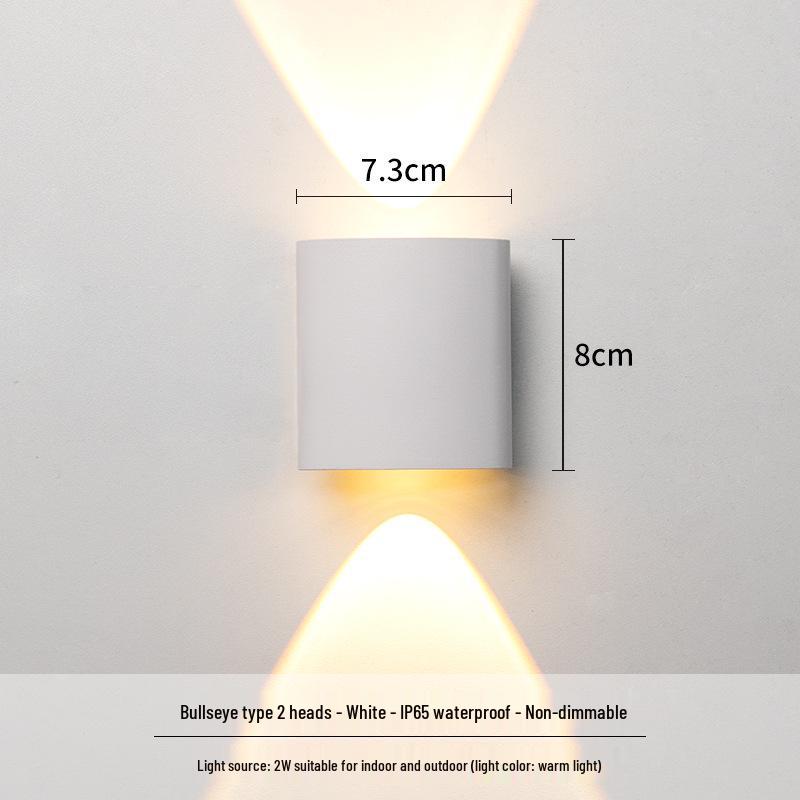 Modern Waterproof LED Wall Light for Outdoor & Indoor Spaces
