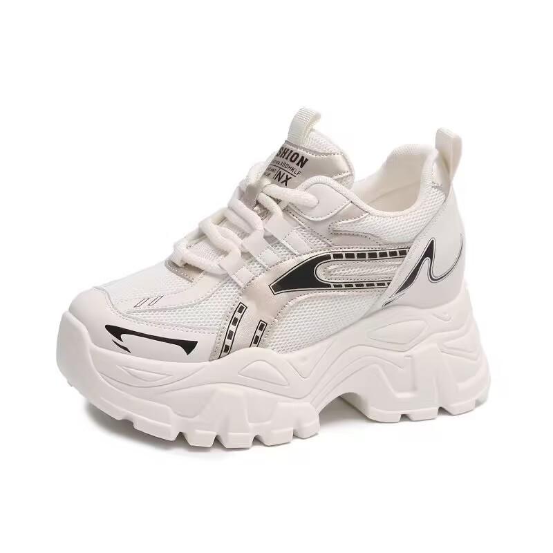 Women's Height-increasing Sneakers Small Height-increasing Casual Shoes Autumn and Winter Platform Lightweight Dad Shoes