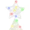 Christmas Tree with 100 Multicolor LEDs 120 cm Acrylic