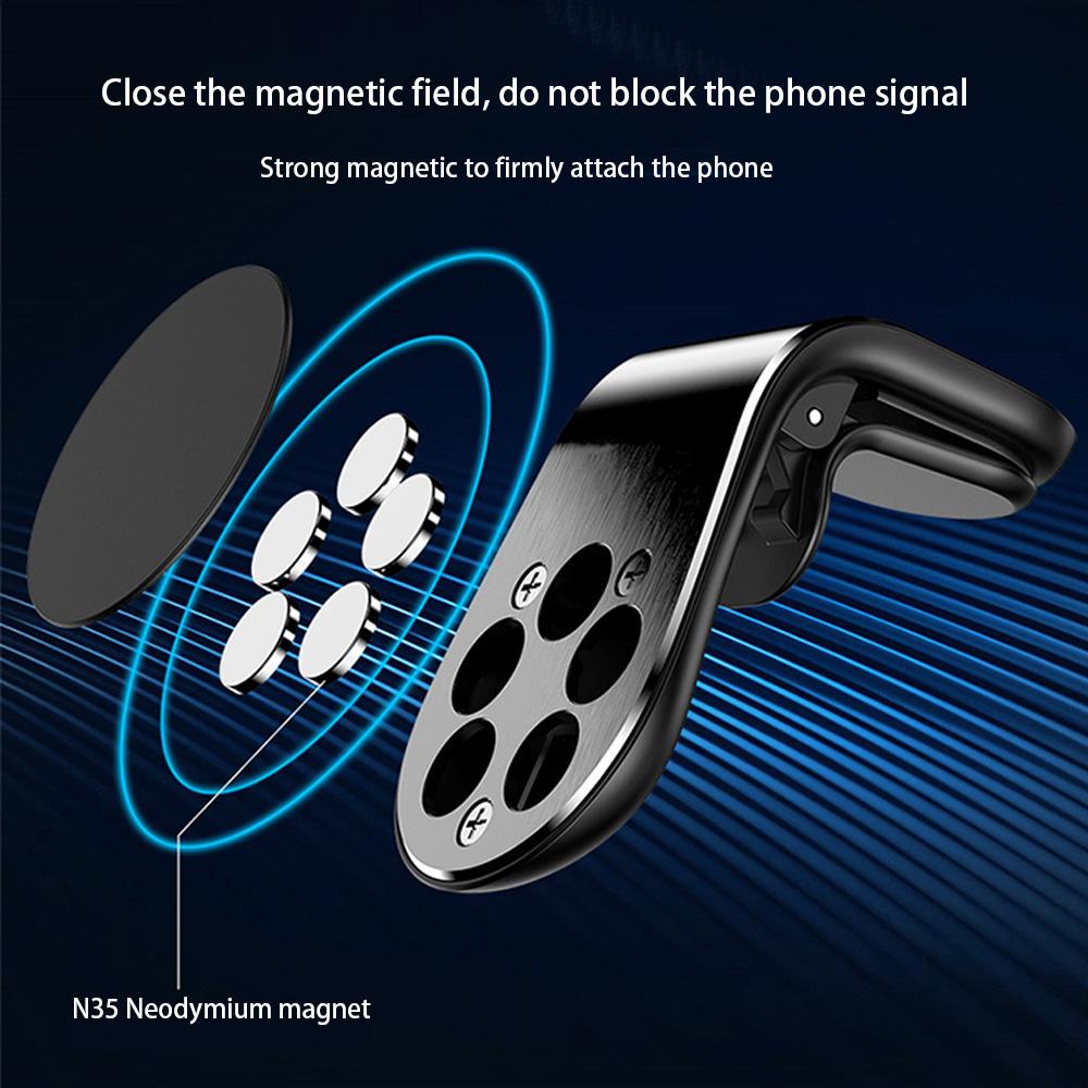 New Magnetic Car Phone Holder Air Vent Clip Mount Rotation Cellphone GPS Support For Xiaomi Samsung Phone Stand
