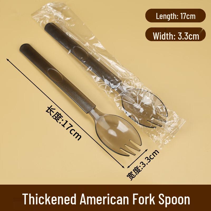 Disposable Thickened Fork Spoon Set