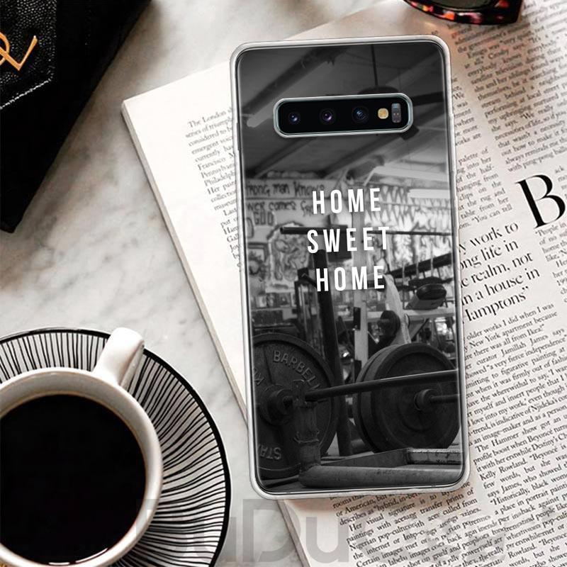 

Bodybuilding Gym Fitness Cover For Samsung Galaxy S23 S22 S24 S25 Ultra Phone Case S21 Plus S20 FE S10 + S25Ultra Print Fundas S Samsung S25 Ultra