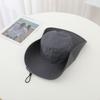 Color Solid Breathable Fisherman Hat Casual Headwear Stylish Sunshade Cap Gift