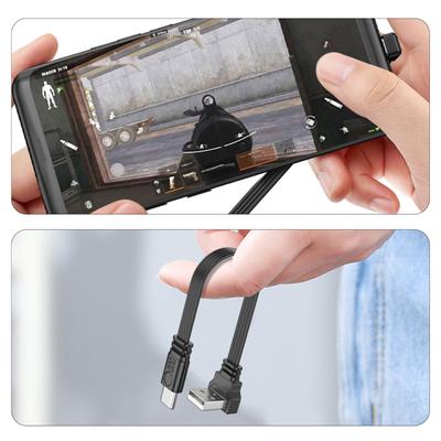 High Speed USB To USB C Data Cable 2A Quick Charging 480Mbps Sync Elbow/Straight Connectors Flexible Charging Cord