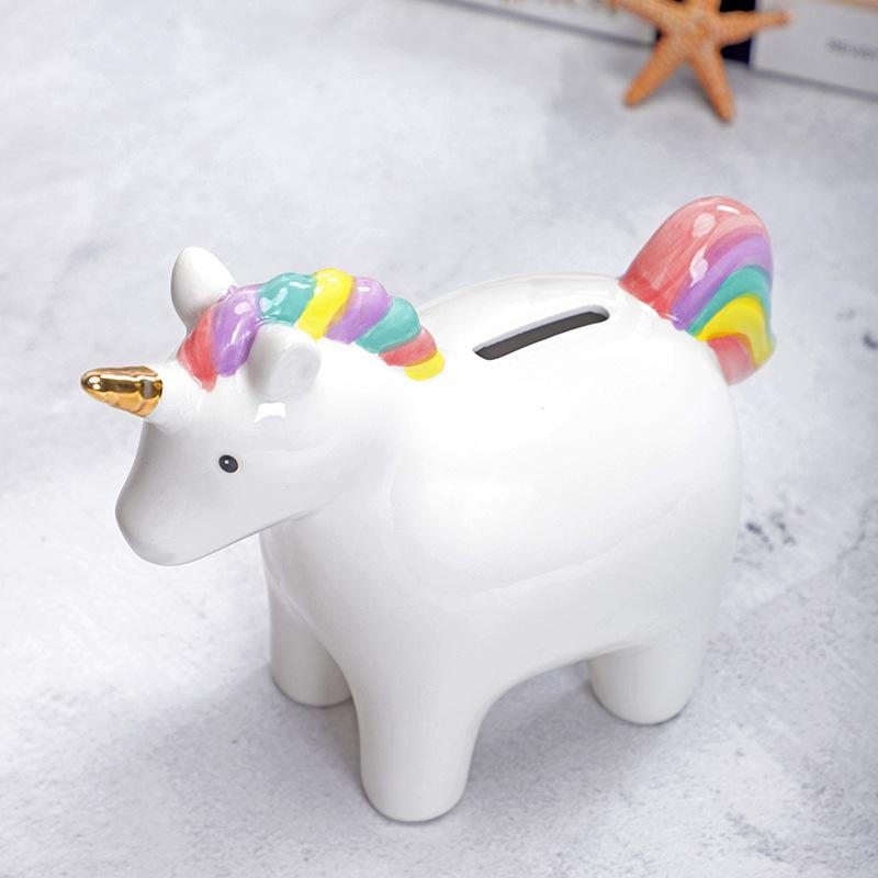 Unicorn  Money Cash Box Piggy Bank Large Money Box for Kids Money Safe Coin Box Money Saving Box Coin Bank Lovely Piggy Gifts