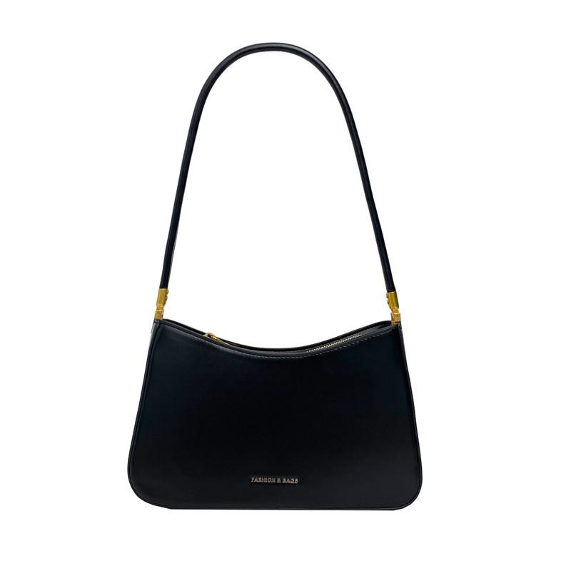 IELGY French Niche Simple Retro Dumpling Bag Trendy Armpit Order Shoulder Baguette Bag