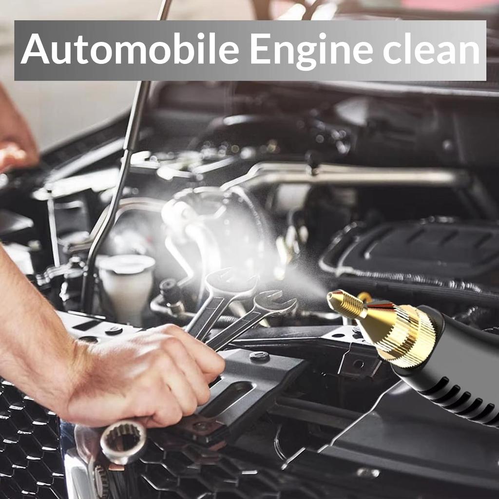 Machine de nettoyage à vapeur multifonctionnelle - Haute pression et haute température pour hottes de cuisine, salles de bains, climatiseurs