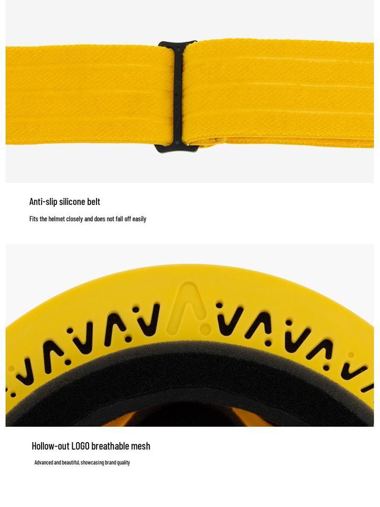 VECTOR Wanketu Magnetic Ski Goggles, Anti-fog, Myopia-Friendly, Helmet-Compatible for Men & Women