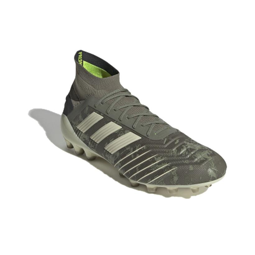Adidas Predator 19.1 Στρογγυλή Μύτη Δέσιμο με Κορδόνια AG Παπούτσια Ποδοσφαίρου Ανδρικά Παπούτσια Ποδοσφαίρου Πράσινο Μανίκι FV6413