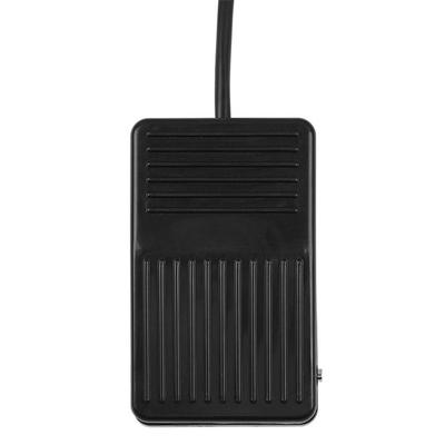 Equipo Eléctrico Interruptor de Pedal Antideslizante de Pie Plástico Negro Interruptor de Pie Controlador de Pie Herramientas Eléctricas