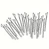 10/20 piezas Pinzas de pelo invisibles de onda, Pinzas de metal duraderas para el pelo para mujer, Pasadores simples de color sólido con caja de almacenamiento.Pinza de pelo