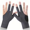 Lightweight Open Finger Billiard Glove Smooth Soft for Snooker Pool Amateur Training
