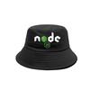 Node Js Bucket Hats Cool Nodejs Javascript Programmer Panama Caps Summer Outdoor Sunscreen FisherUnisex Cap Bob Hat MZ