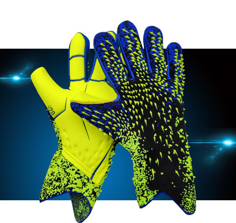 Football Professional Adult and Childrens Latex Finger ProtectionWear-resistant and Thickened Goalkeeper GlovesGoalkeeper Gloves