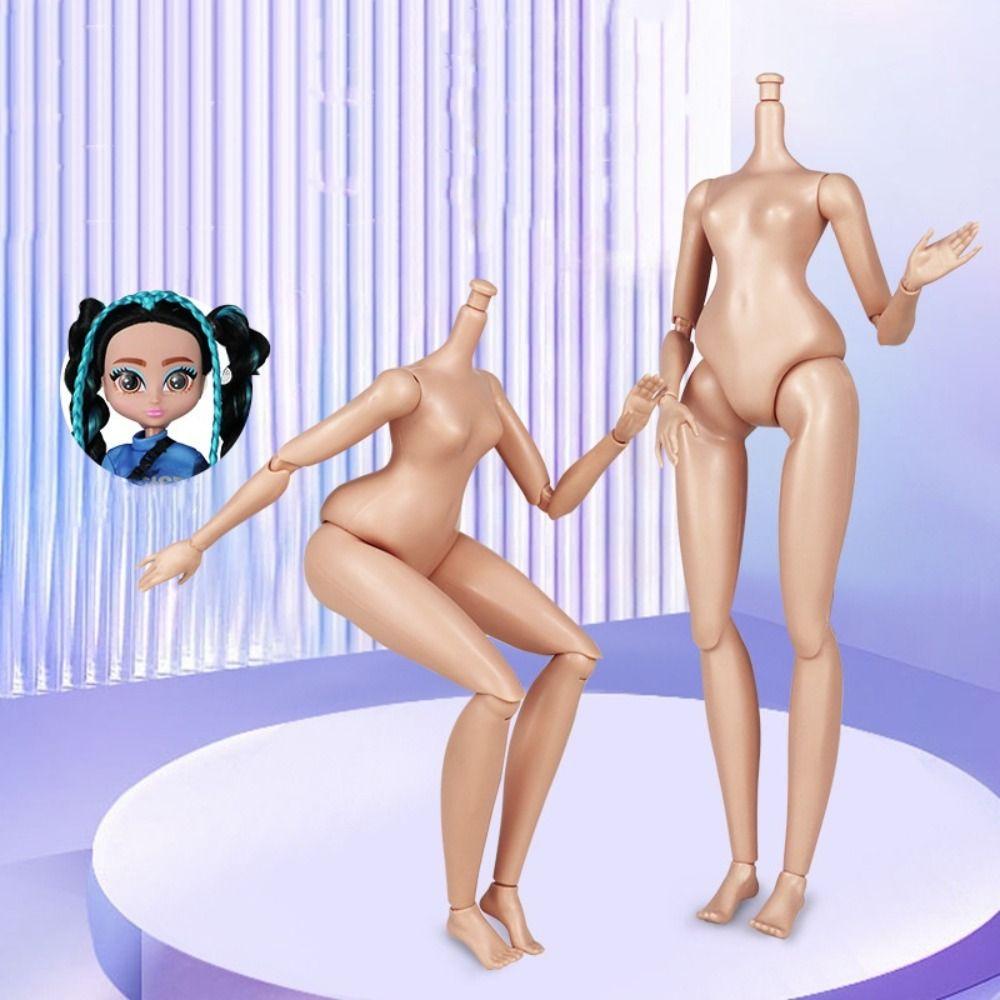 24.5cm Height Nude Doll Toys Multi Joints Jointed Nude Dolls Fashion 1/6 Doll Body  Kids Gift