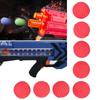 Lot de 100 PIÈCES Pack Universel EVA Doux Rond Balles Rechargeables pour Pistolet Jouet Rival (rouge)
