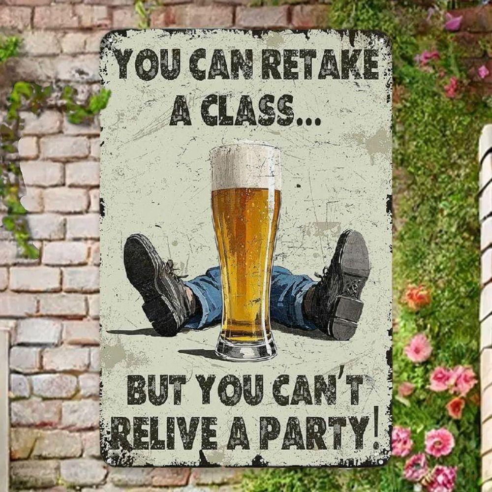Metal Sign Wall Decor 20x30cm Vintage Tin Plate Home Art Gift