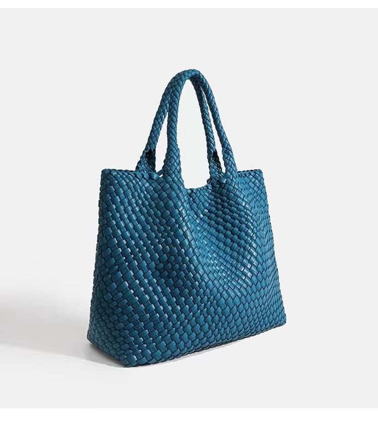 2026 Trendy Hand-Woven Large-Capacity Tote and Shoulder Bag