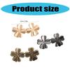 3/6Pieces Clover Waist Tighten Pin for Pants Jeans Metal Waist Cinching Button Clasp Waist Brooch Clip Waist Fitness Pin