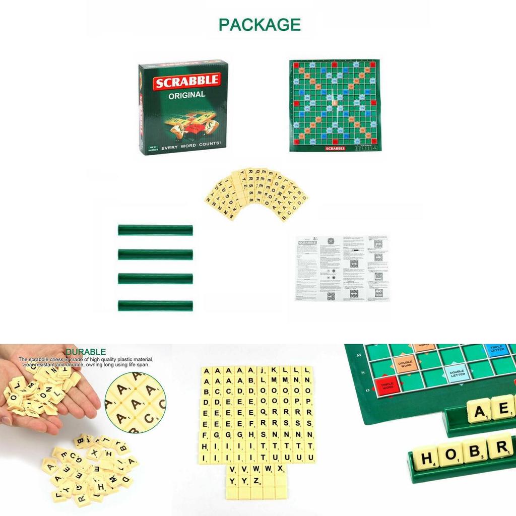 Portable Spelling Puzzle Game Family Party Toy For Intelligence Development