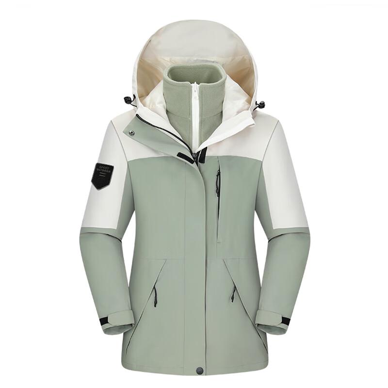 G·TENNA HS-1688 Unisex Fleecejacke mit Kapuze