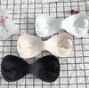 Plus Size Thickened Palm-Shaped Push-Up Heart Bandeau Bra with Padded Sponge Inserts