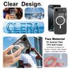 IMAK For iPhone 17 Air Case Compatible with MagSafe Shockproof PC TPU Clear Phone Cover