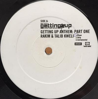 12inch Record RAKIM & TALIB KWELI / PACK FM - Getting Up Anthem: Part One ECK001PROMO Eck? Unltd. 2006 US Rap & Hip-Hop/R&B Used