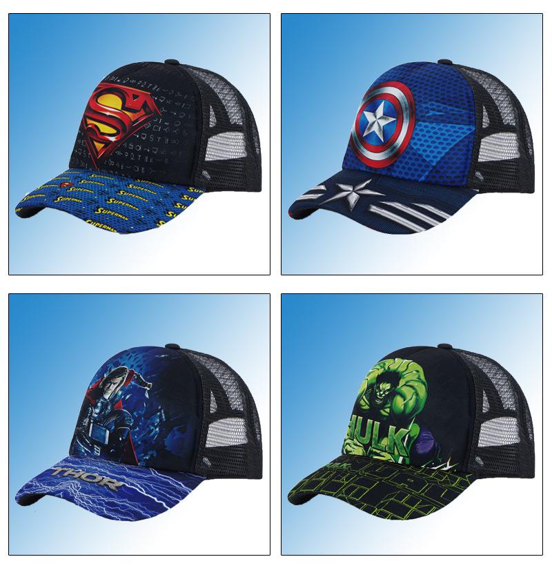 Unisex Outdoor Spider-Man/Batman/Iron Man Sun Hat - Breathable Duckbill Design