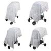 Breathable Mesh Baby Strollers Cover Sunshade Canopy Multipurpose Insect Proof Sunshade Blanket for Outdoor Use