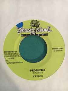 

7inch Record KIPRICH - Problems NONE Young Blood Rec Jamaica Reggae, Ska & Dub Used