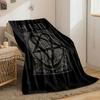 Roses and HIM Gothic Design for All Seasons Blanket Lunch Break Throw Gift