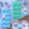 Food Grade Silicone Mold Chocolate Mold Silicone 8-cavity Heart Silicone Mold for Baking 3d Love Shaped Chocolate Candy Tray
