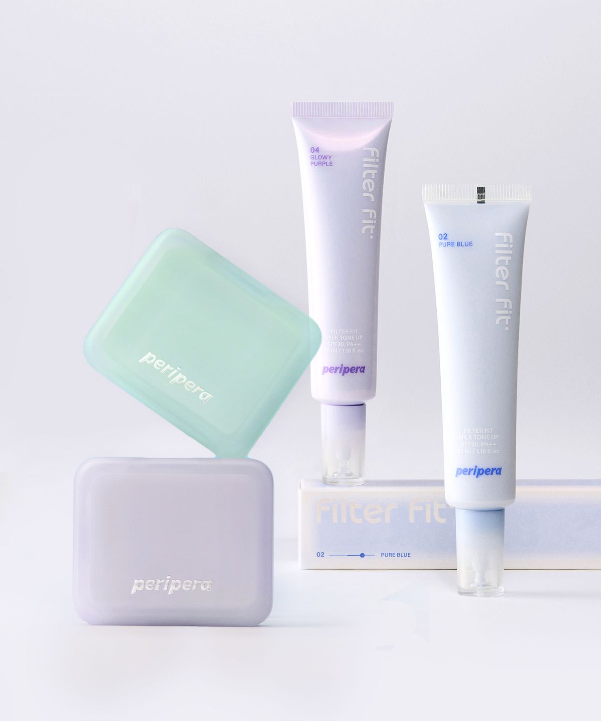 [Filter Skin SET] Filter Fit Milk Tone-Up Cream + Filter Fit Blur Pact 001 Snow Peach
