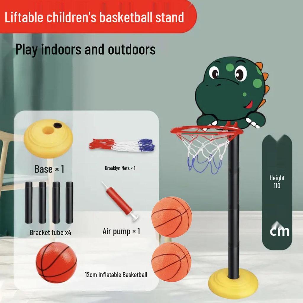 Adjustable Children's Basketball Hoop for Early Education - Outdoor Toy Stand with Height Customization