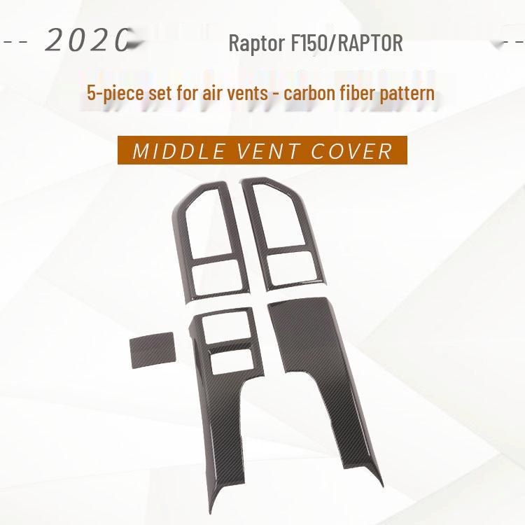 

2020 F150/Raptor Center Air Vent Trim Decoration ABS