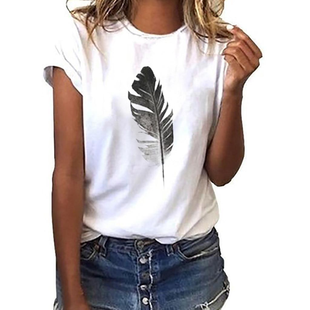 Leaf2you Women Short Sleeve T-Shirt Good Letter Print Shirts Casual Blouse Tops Round Neck Soft Comfy Rainbow Graphic Tees