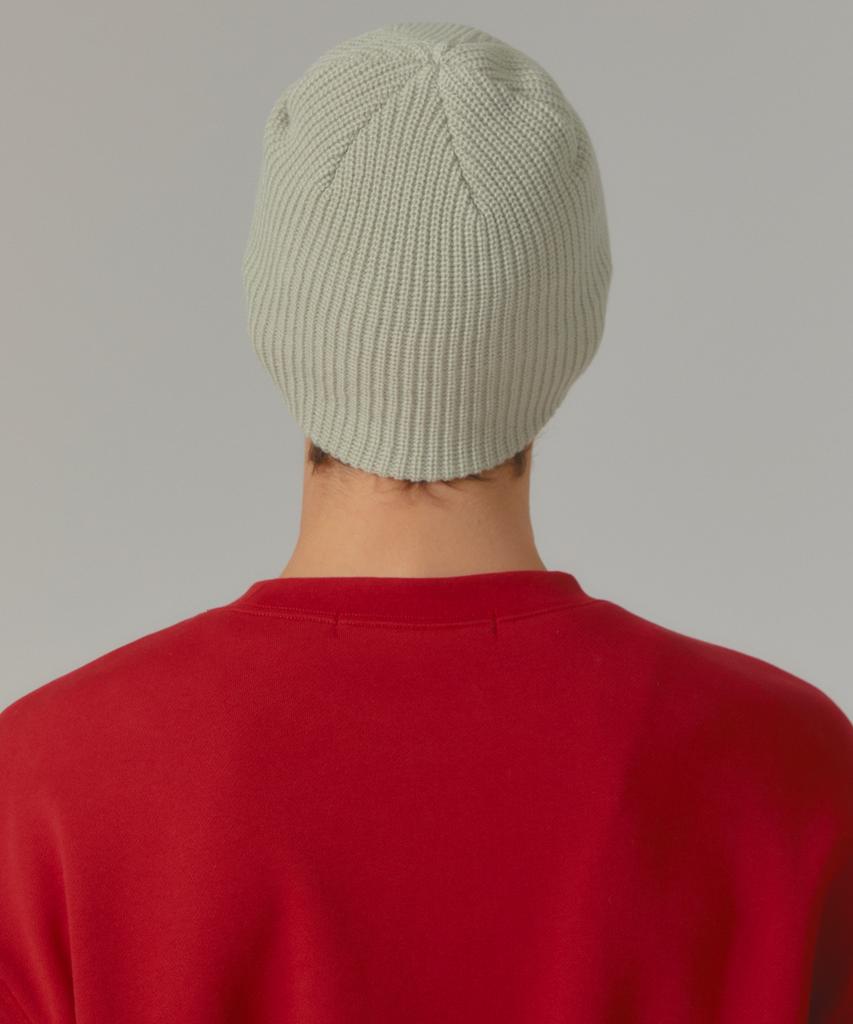 LMC Label Short Beanie Ivory