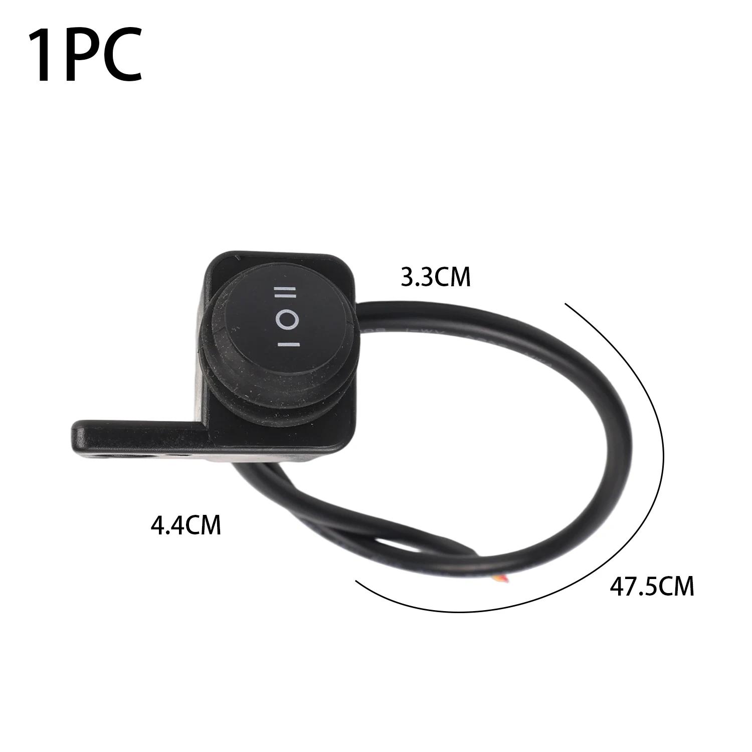 

Motorcycle Light Switch Waterproof Handlebar Button Flame Retardant ABS Silver Contact Headlamp Spotlight Fog Control Assembly Left Hole