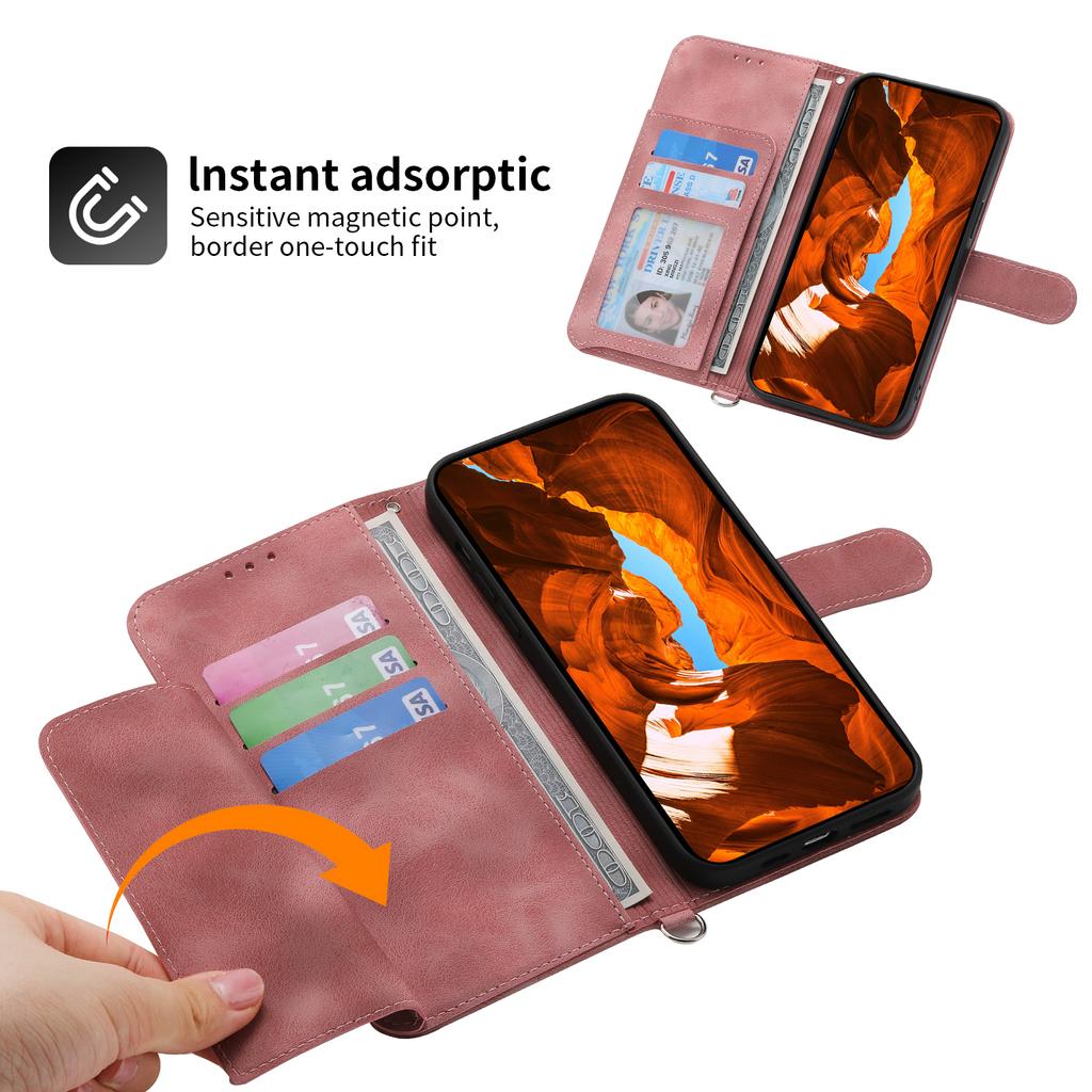 For Xiaomi Redmi Note 13 Pro+ 5G Case Crossbody Leather Phone Cover with Card Slots