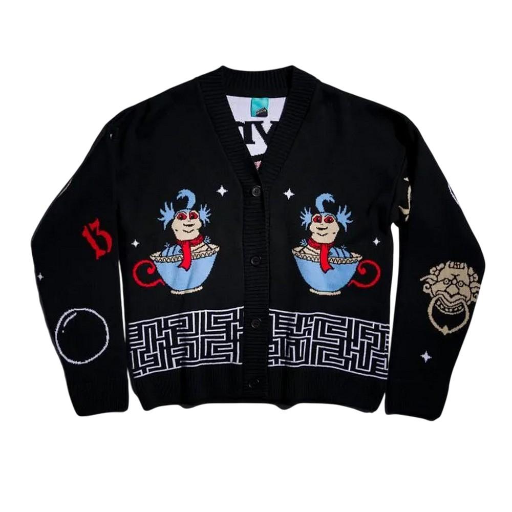 Labyrinth Unisex Adult Friends Knitted Cardigan