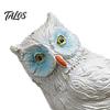 Small Animal Statues Mini Simulation Owl Resin Figurine, Lifelike Feather Texture Statue, Weather-Resistant Micro Fairy Garden Accessories Landscape