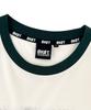 BUNKERBUSTER Typographic Ringer Short Sleeve T-Shirt Mq2Tu258_Green